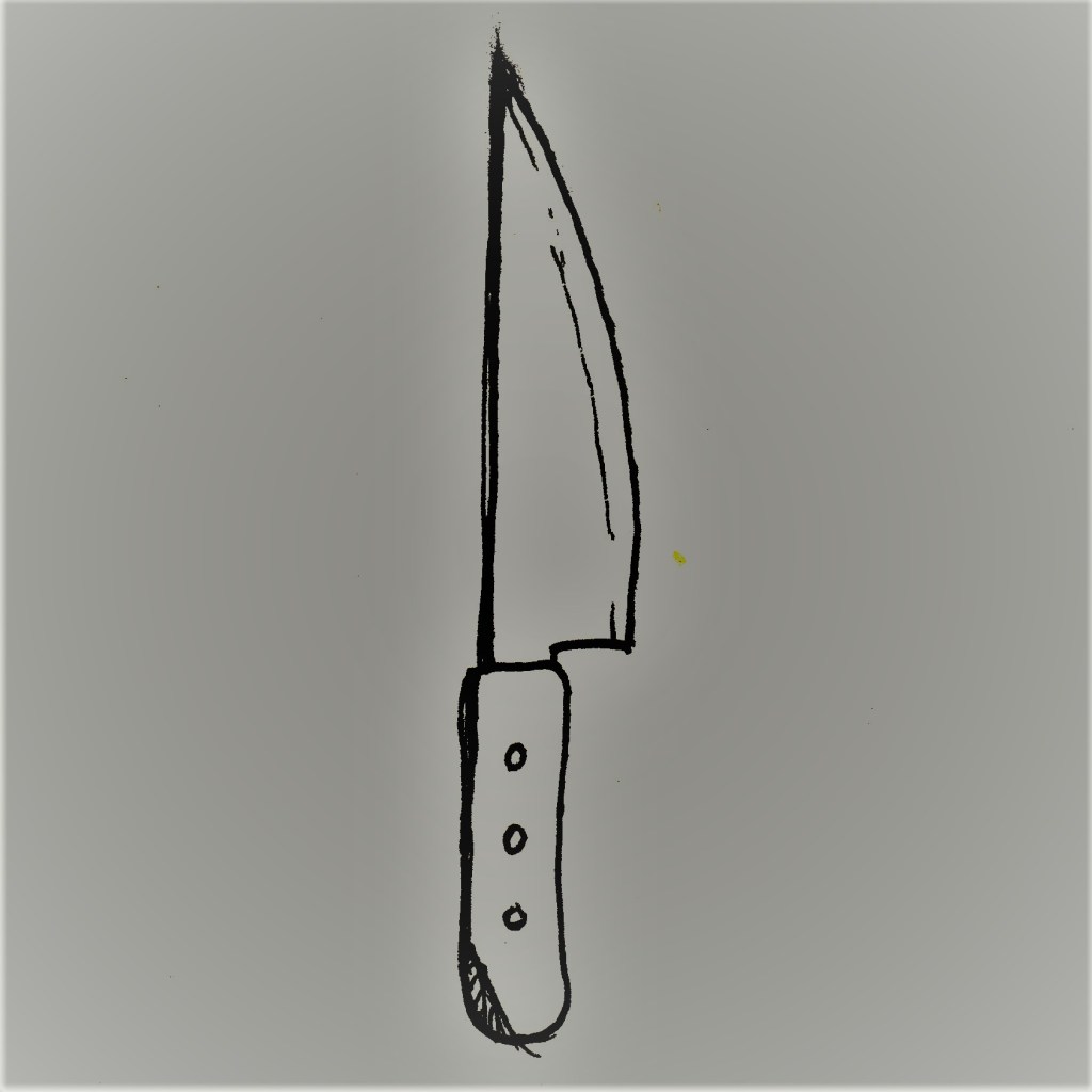 single chef's knife